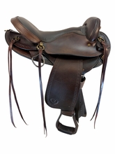16 Inch Used Big Horn Endurance Saddle Medium Flex Tree 805