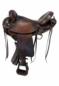 16 Inch Used Big Horn Endurance Saddle Medium Tree 804