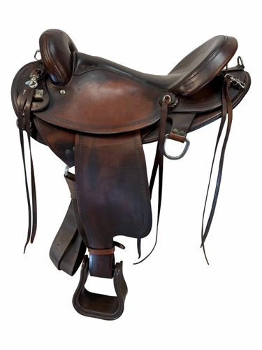 16 Inch Used Big Horn Endurance Saddle Medium Tree 804