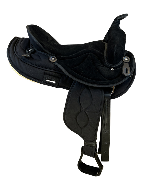 16 Inch Used Big Horn Gaited Cordura Saddle 606 *Free Shipping*