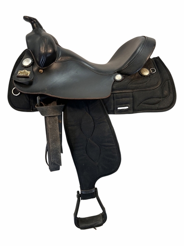 16 Inch Used Big Horn Gaited Cordura Trail Saddle 263