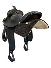 16 Inch Used Big Horn Gaited Cordura Trail Saddle 263