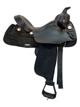 16 Inch Used Big Horn Gaited Cordura Trail Saddle 263