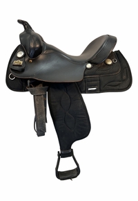 16 Inch Used Big Horn Gaited Cordura Trail Saddle 263
