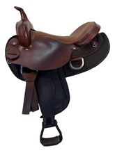 16 Inch Used Big Horn Haflinger Cordura Trail Saddle 286