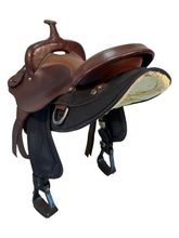 16 Inch Used Big Horn Haflinger Cordura Trail Saddle 286