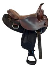 16 Inch Used Big Horn Haflinger Cordura Trail Saddle 286