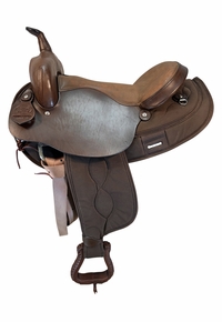 16 Inch Used Big Horn Haflinger Cordura Trail Saddle 286