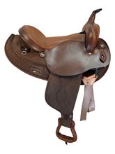 16 Inch Used Big Horn Haflinger Cordura Trail Saddle 286