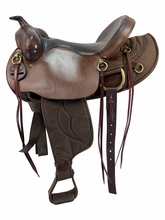 HOLD 2026/07/16c 16 Inch Used Big Horn King Of Mules Cordura Trail Saddle  Medium Tree 305