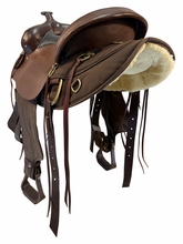 HOLD 2026/07/16c 16 Inch Used Big Horn King Of Mules Cordura Trail Saddle  Medium Tree 305