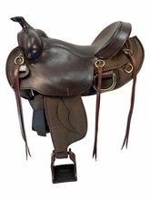 SOLD 2026/05/10  16 Inch Used Big Horn Kingofmules Cordura Trail Saddle Medium Tree 305