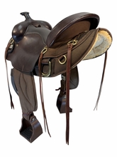 SOLD 2026/05/10  16 Inch Used Big Horn Kingofmules Cordura Trail Saddle Medium Tree 305