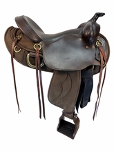 SOLD 2026/05/10  16 Inch Used Big Horn Kingofmules Cordura Trail Saddle Medium Tree 305