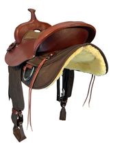 HOLD  2025/07/14c 16 Inch Used Big Horn Lady Flex Cordura Trail Saddle 323