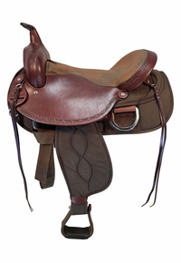 16 Inch Used Big Horn Lady Light Weight Cordura Trail Saddle 323