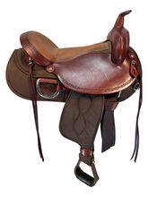 17 Inch Used Big Horn Lady Light Weight Cordura Trail Saddle 323