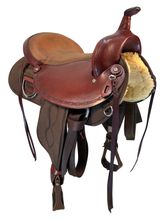 17 Inch Used Big Horn Lady Light Weight Cordura Trail Saddle 323