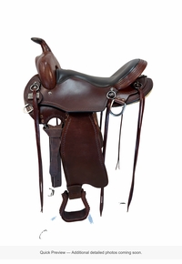 16 Inch Used Big Horn Light Flex Trail Saddle Wide Gaited Tree 815