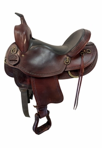 16 Inch Used Big Horn Texas Best Hill Country Trail Saddle Wide Gaited tree 940G