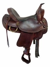 16 Inch Used Big Horn Texas Best Hill Country Trail Saddle Wide Gaited tree 940G