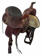 16 Inch Used Big Horn Texas Best Hill Country Trail Saddle Wide Gaited tree 940G