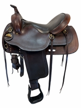 SOLD 2026/10/02 16 Inch Used Big Horn Trail Saddle Wide Tree 1655