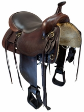 SOLD 2026/10/02 16 Inch Used Big Horn Trail Saddle Wide Tree 1655