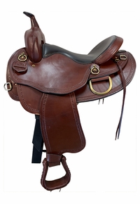 16 Inch Used Big Horn Trail Saddle X Wide Draft Tree 940