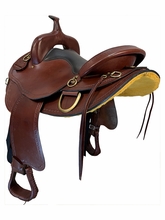 SOLD 2026/10/07 16 Inch Used Big Horn Trail Saddle X Wide Draft Tree 940