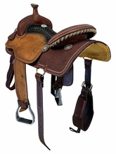 SOLD 2026/10/07j  16 Inch Used Billy Cook All Around Saddle Wide Tree 2042