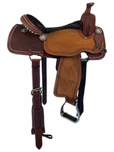 SOLD 2026/10/07j  16 Inch Used Billy Cook All Around Saddle Wide Tree 2042