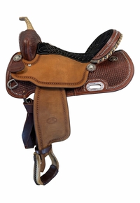 16 Inch Used Billy Cook Barrel Saddle 1530