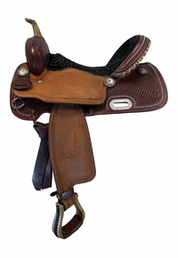 16 Inch Used Billy Cook Barrel Saddle Wide Tree 1530
