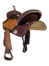 16 Inch Used Billy Cook Barrel Saddle Wide Tree 1530