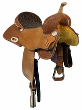 SOLD 2026/10/05 16 Inch Used Billy Cook Barrel Saddle Wide Tree 1901