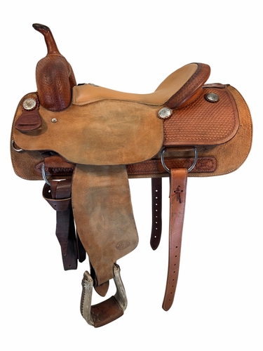16 Inch Used Billy Cook Classic Cutting Saddle 8942