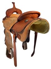 16 Inch Used Billy Cook Classic Cutting Saddle 8942