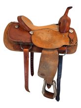 16 Inch Used Billy Cook Classic Cutting Saddle 8942