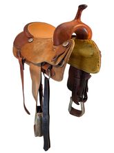 16 Inch Used Billy Cook Classic Cutting Saddle 8942