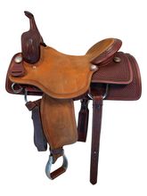 SOLD 2025/11/04j 16 Inch Used Billy Cook Cutting Saddle 6310