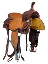 SOLD 2025/11/04j 16 Inch Used Billy Cook Cutting Saddle 6310