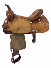 16 Inch Used Billy Cook Greenville Barrel Saddle Medium Tree 280