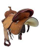 16 Inch Used Billy Cook Greenville Barrel Saddle Medium Tree 280