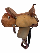 16 Inch Used Billy Cook Greenville Barrel Saddle Medium Tree 280