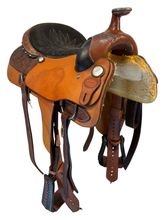 16 Inch Used Billy Cook Greenville Roping Saddle Wide Tree 73638