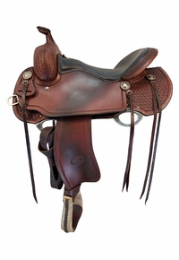 16 Inch Used Billy Cook Impact Gel Seat Trail Saddle 1991