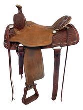SOLD 2025/12/08c 16 Inch Used Billy Cook Ladies All Around Saddle 2042