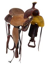 SOLD 2025/12/08c 16 Inch Used Billy Cook Ladies All Around Saddle 2042