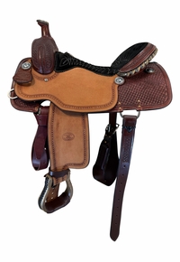 16 Inch Used Billy Cook Ladies All Around Saddle Wide Tree 2040